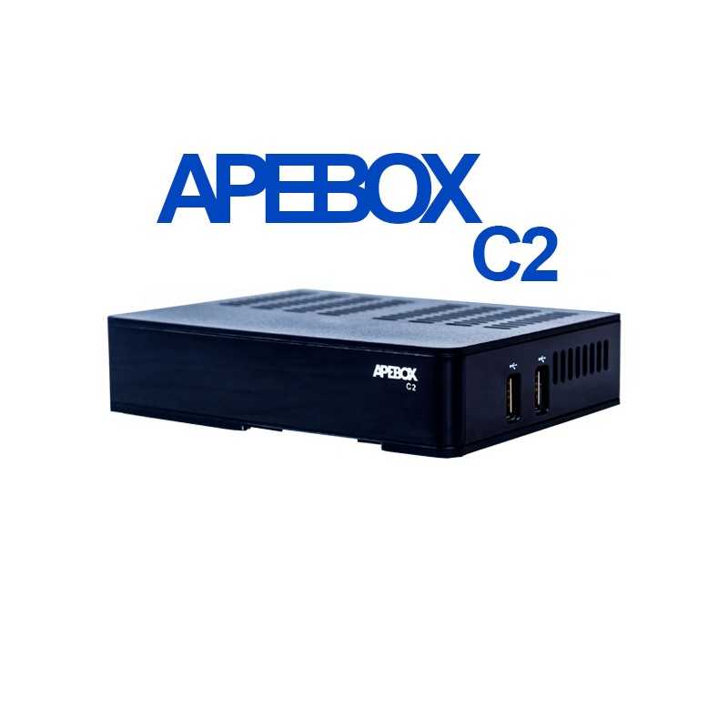 Receptor Satélite Apebox C2 Combo DVD-S2 + DVB-T2/C